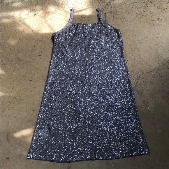 Eileen Fisher sequin Knit Silk Party dress S - Picture 8 of 9